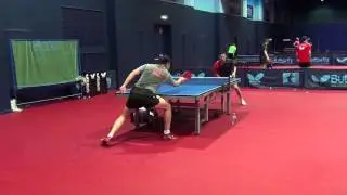 Table Tennis Attacker and Chopper - Hou Yingchao and Li Ping