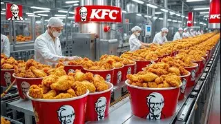 Inside the KFC Factory: From Fresh Chicken to Crispy Perfection (Full Process)