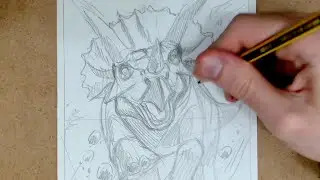 [LIVE STREAM ARCHIVE] 🦕🦏 Dinosaur #chill #livedraw #twitch #asmr #triceratops