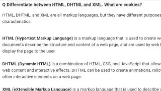 ADVANCED DBMS | HTML, DHTML, XML, COOKIES  | END TERM PREP | IPU EXAM BTECH CSE 7TH SEMESTER