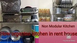 My Kitchen Tour |Kitchen Decor and Organizations |Rental Home
