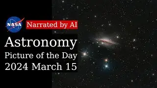 APOD: 2024-03-15 - Portrait of NGC 1055 (Narrated by Brian)