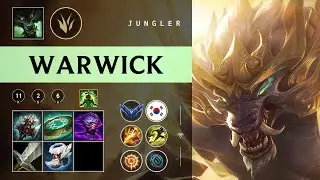 Warwick Jungle vs Qiyana - KR Diamond Patch 26.02