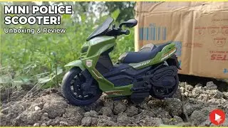 🚔 Kids Mini Police Scooty Unboxing & Test Drive! 🚨 Fun Ride-on Toy Review! @nvtoys.