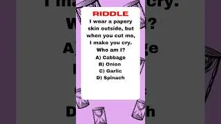 Riddle | Can you solve this? #riddlegame #puzzles #brainteasers #funfacts