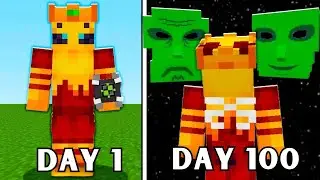 I Survived 100 Days as Ben 10 in Minecraft