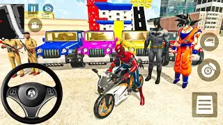 ❄️ Indian Thift Auto Game New Update 🐝 Spiderman & Ironman 🔥 Purchased Monster Cars Showroom Game 🎮