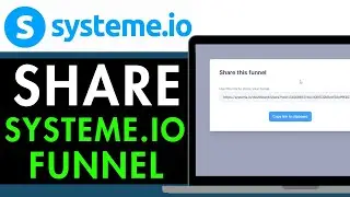 How To Share Systeme.io Funnel 2025 (Beginner's Guide)