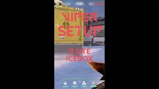 Viper defence setup for b site icebox #shorts