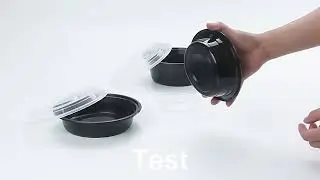 Disposable Plastic Food Container With Lid