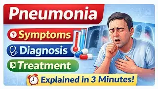 Pneumonia Symptoms, Diagnosis & Treatment Explained in 3 Minutes