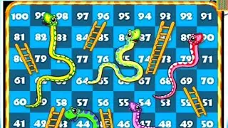 Snakes and ladders | classic ludo game | snake ladder 🐍 | gaming | snakes and ladders game play
