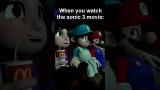 When you are watching the sonic 3 movie #shorts Ft @Machroma and @lstaroval