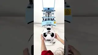 ⚽🏆How to custom soccer ball size 5 by ball heat press machine? #pydlife#sublimationblanks #soccer