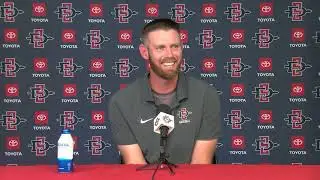SDSU BASEBALL: AZTEC LEGEND STEPHEN STRASBURG INTRODUCED AS SPECIAL ASSISTANT TO HEAD COACH