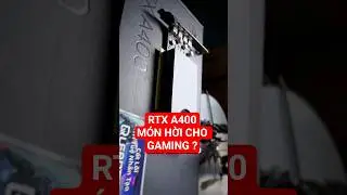 Card m&agrave;n h&igrave;nh RTX A400 nhỏ nhưng mạnh chơi game tốt ?#tech  #gpu  #nvidia  #pc  #pcgaming #huydiary