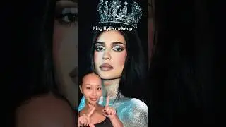 King Kylie era makeup 👑🩵 #makeup