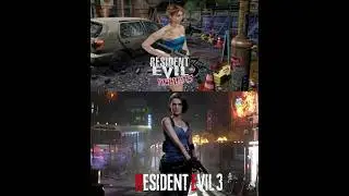 Resident Evil 3 Original vs Remake Characters Comparison