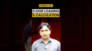 floor loading % ka simple formula | real estate basics