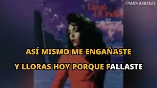 La India - No Me Conviene (Coros) | KARAOKE DEMO