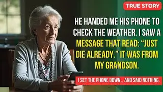 A TRUE STORY FROM WASHINGTON - Just Die Already, My Grandson Texted...He Didn't Know I Saw His Phone
