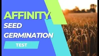 Affinity Seed germination trials