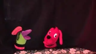 Puppet Show Daniel the Dread locked dragon and Ralph the Dog