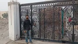 Amazing & Fantastic Wroughtiron Gate Design|Beautiful Work By Hardworking Men#Design#Gate@MrBeast