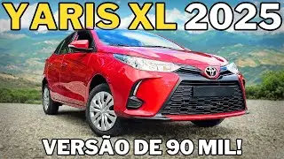 Novo Yaris XL 2025 ainda vale a pena? O QUE ENTREGA A VERSÃO DE 90 MIL!