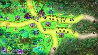 Kingdom Rush Alliance Impossible Hero Challenge - 20. Arborean Hamlet Heroic - Therien