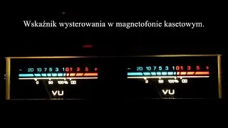 Miernik wysterowania w magnetofonie kasetowym (nr 267)