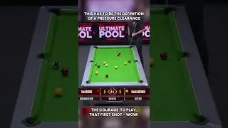 Pressure clearance to win World #8ballpool Masters by Declan Brennan #8ball #billiards #pressure