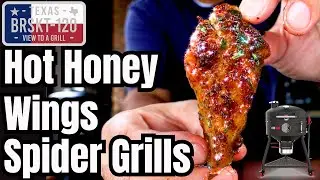 Direct Heat Hot Honey Wings - Spider Grills Huntsman