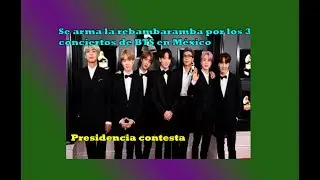 BTS arma rebambaramba en México por los 3 conciertos