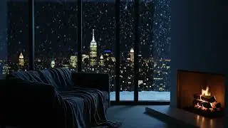 Late Night Snow Ambience &ndash; Dark Screen for Deep Sleep (No Music)