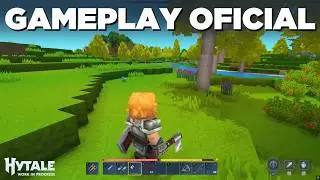 LIBERADO A GAMEPLAY DO HYTALE OFICIAL!! O MELHOR JOGO DO ANO [4K]
