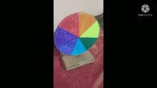 How to make simple Newton's colour disc at home