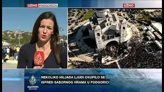 Hiljade ljudi bez poštivanja mjera na ispraćaju mitropolita Amfilohija