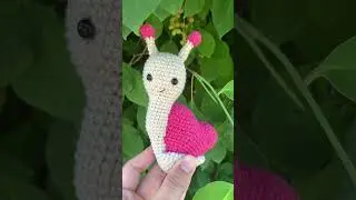 Милая улиточка ♥️ #вязаныеигрушки #игрушкиназаказ #amigurumi #crochet #бебибокс #вязание
