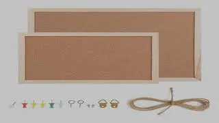 Cork Display Panel Cork Message Board Wood Memo Bulletin Board for Office School Photo Backgrou