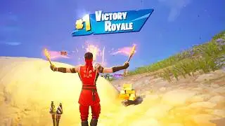 FIRE MASTER KAI (Mask On Style) [LEGO NINJAGO] Skin Solo Gameplay in FORTNITE!