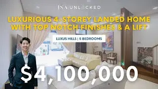 Luxus Hills | Район 28 | Внутри 4-этажного роскошного дома с отделкой высшего качества!