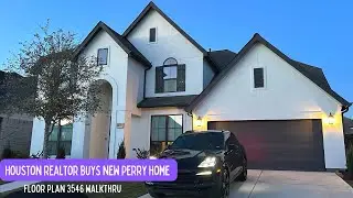 Top Houston Realtor Buys New Construction Perry Homes - 3546 Floor Plan Walkthrough Texas