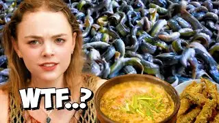 European woman try EXTREME Korean Fish Soup for the first time‼️ | @그냥 마리엘Just Mariel