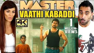 Vaathi Kabaddi | Master | 4K (English Subtitle) | VIJAY | REACTION!!