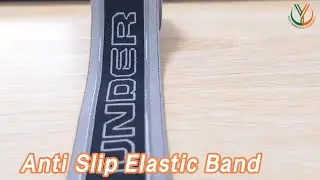 Webbing Anti Slip Elastic Band Printed 3D Raised Silicone Stripes