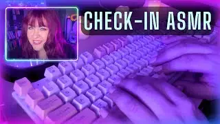 ASMR Keyboard Typing + Gentle Questions 💻 Relaxing Check-In for Sleep