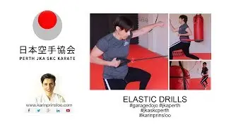 Karate Elastic Drills - Karate Training - Karate Perth - Karin Prinsloo