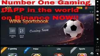 WINK Gaming Platform Binance Launchpad Number One Dapp in the World Win Token Coin