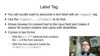 HTML12B - The HTML input Tag
